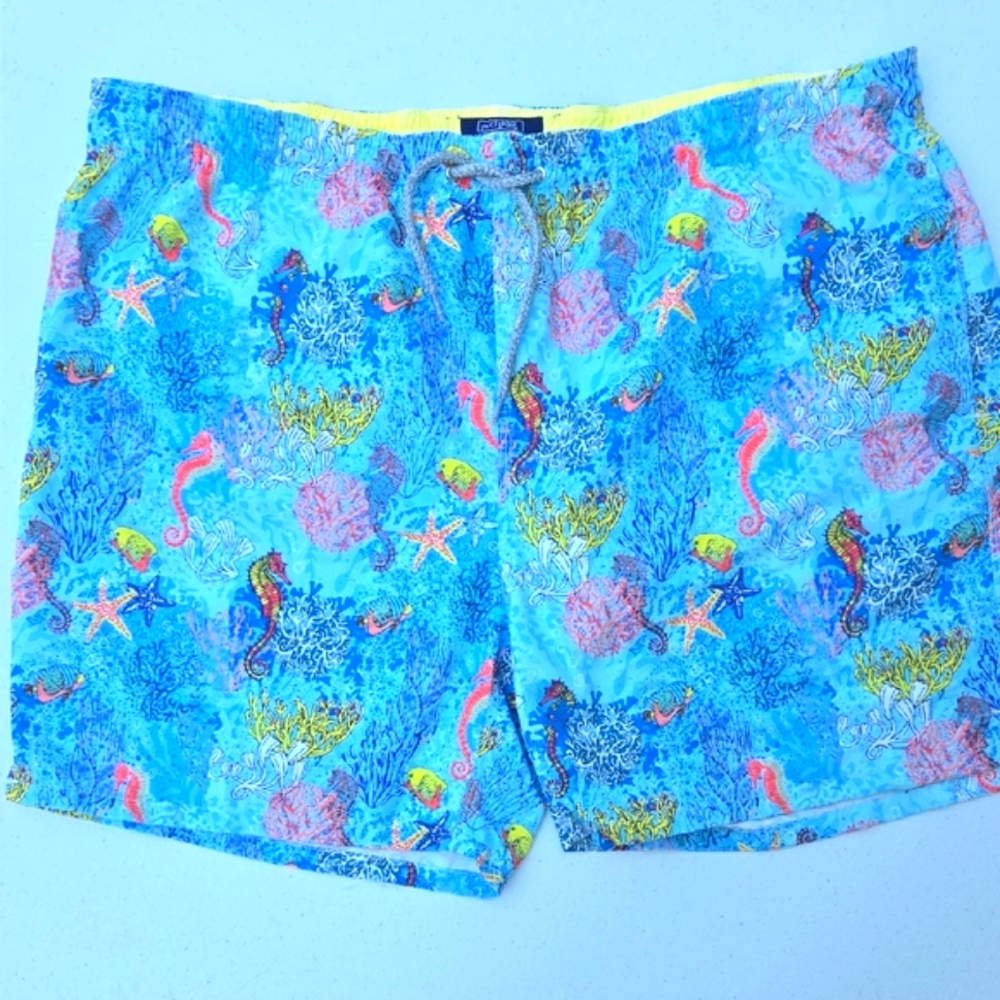 Blue Sea Life Men's Swim Trunks